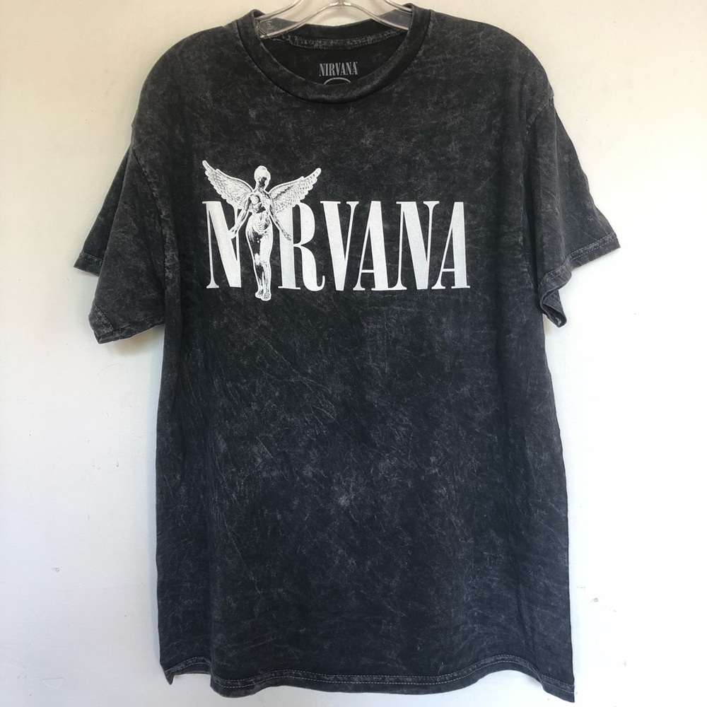 Nirvana In Utero Vintage Black Kurt Cobain T Shirt